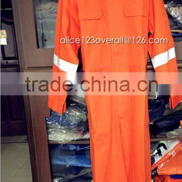 T/C 65X35 Polyester Cotton Coverall With Reflective Singapore design