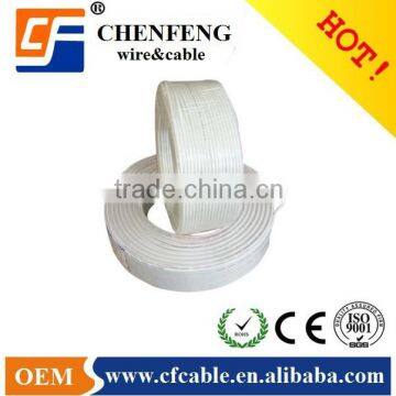 4cores flat telephone wire cable, factory price,telephone wire