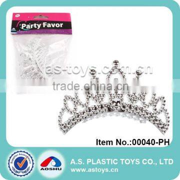 Pretend play girl's mini princess kids plastic tiara