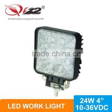 4X4 Car Led Work Lamp 24W for Forklift, Trains and Tanks photo-2