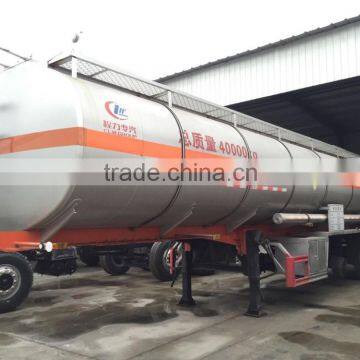 carbon steel Q235 3 axle Chemical liquid tank trailer Main Dimensions Medium Chemical liquid Material stainless steel trailer