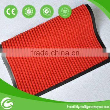Stripe PP anti slip shoe pad with PVC backing