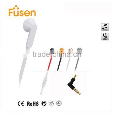 Whole Sale OEM Mono Earphone single side earphone With microphone 3.5mm Connector For Iphone Android Phone Manufacturer