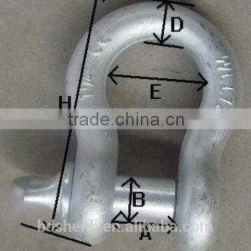 Mrine Hardware Electric Galvanized Screw Pin Bow Shackle photo-4