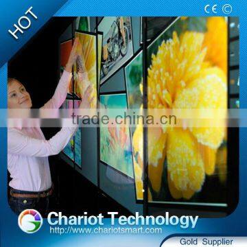 ChariotTech great price,infrared Multi Touch screen frame with 4:3 and 16:9 fromat,dual-touch for interactive advertising