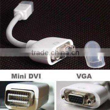 Mini DVI to VGA Monitor adapter cable for Apple MacBook