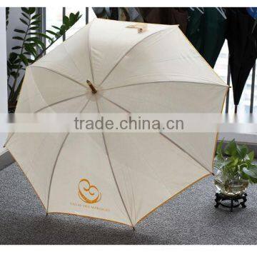 2014 new design manual open straight cheap white umbrellas