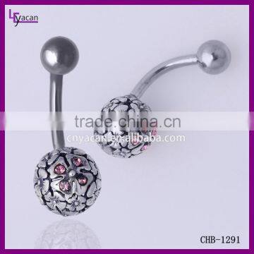 Safety Pin Body Jewelry Barbell Ball Bellyrings