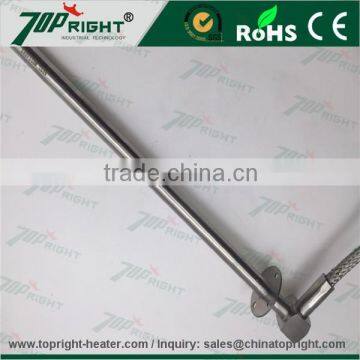 Stainless steel hose thread right angle elbow 240v cartridge rod heater