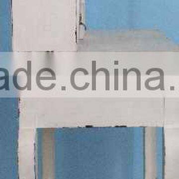 French Vintage White Wooden Dressing Table With Mirror and Stool photo-5