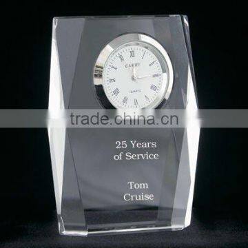 Nice crystal clock desk clock