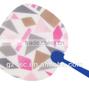 OEM factory supply cheap Plastic fan promotional gifts hand PP fan