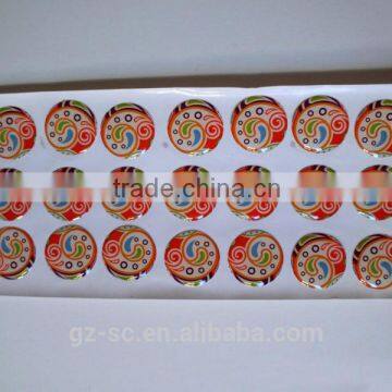 Factory price clear custom phone epoxy sticker for Promotion GZSC-RS179