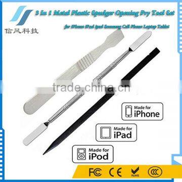 3Pcs /Set Metal Spudger Opening Repairing Prying Tools Metal Scraper Plastic Crowbar