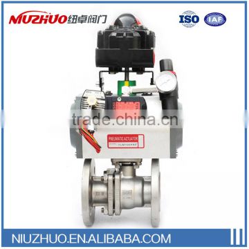 Cheap price Pneumatic O-type ball valve hot selling products in China