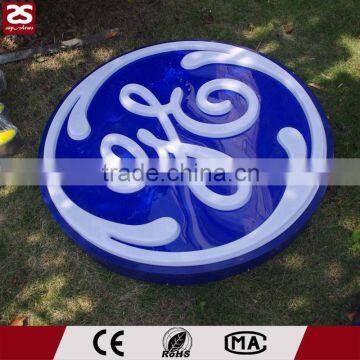 Outdoor advertising led channel letter sign plastic vacuum formed light box