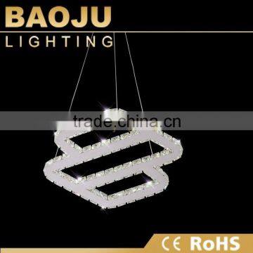 Hotel Village Deco Led Pendant Light Fixtures Stainless Steel Base