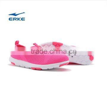 ERKE Summer Womens Cream Color Casual Shoes Breathable Beach Aquatic Shoes for Girls Casual Shoes Full Mesh Upper Couple Syle photo-6