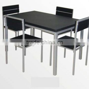 Modern MDF dining table and chair set