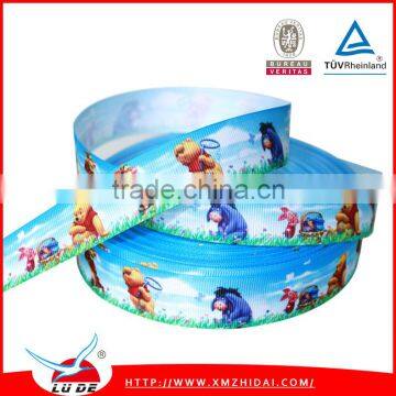 2015 Promotional Printed Ribbon Winnie Bear Ribbon for Gift Packing