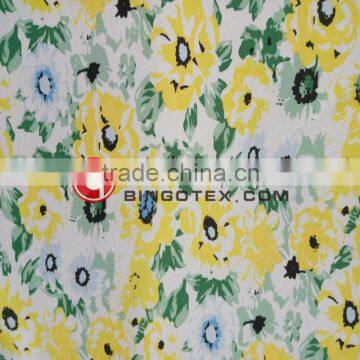 Wholesale Polyester print floral chiffon fabric