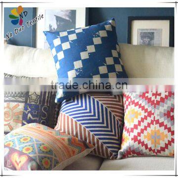 Hot Selling Printed Linen Cushion Covers