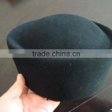 Best sell wool felt stewardess hats