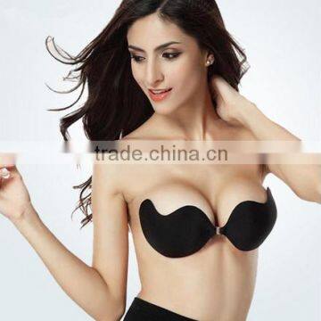 Sexy V-bra Strapless Seamless Invisible Cloth Silicone Bra,Fashion Self-adhesive Silicone Free V-bra