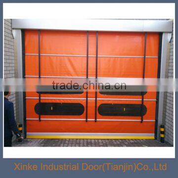 Automatic pvc high speed industrial folding door STD-021