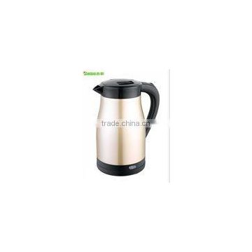 2015 Pretty Appearance Thermal Insulated small size electric kettle with 1.2L capacity