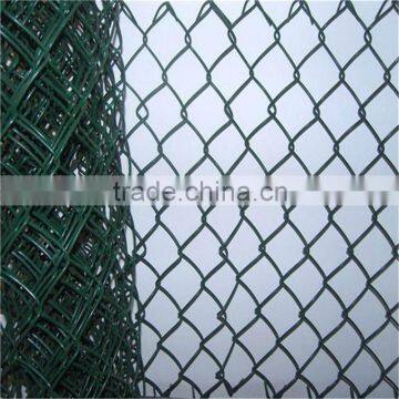 green chain link fence