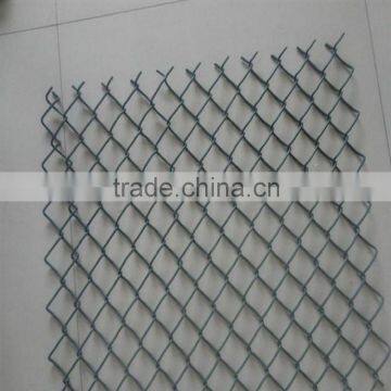 galvanized chain link fence(diamond wire mesh)/pvc coated chain link fence