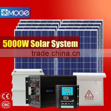 Moge 5kw off grid solar power system with low configuration
