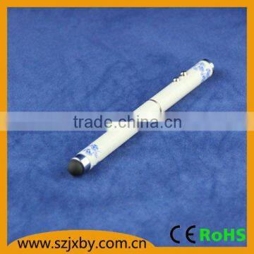 laser cutting touch pen torch laser ballpoint pen