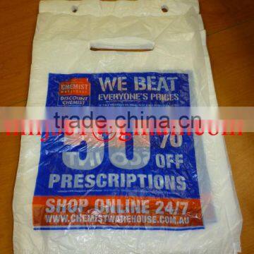 Block head Die cut Bag