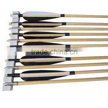 wooden arrow 30'' turkey insert for archery bow