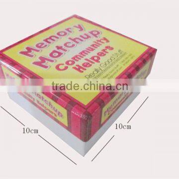 Gloss lamination cardboard paper box with lids