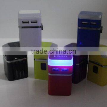 HOT World Travel Adapter Charger 2 USB Charger Universal Adapters and Converters photo-5