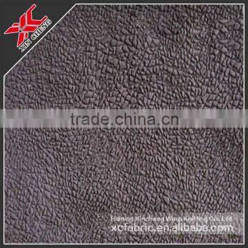 100% polyester embroidered velvet fabric