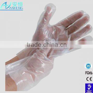 disposable polyethylene gloves white, food grade polyethylene gloves clear