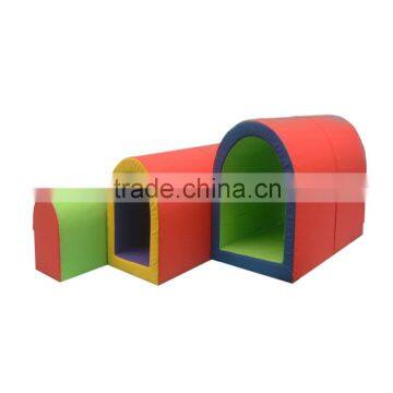 High Quality New Design Kids Climbing Toys Rainbow Tunnel Indoor Soft Play Equipment