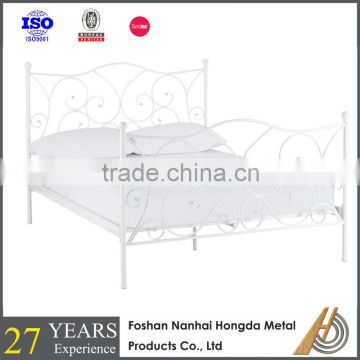 white rod iron beds frame for sale