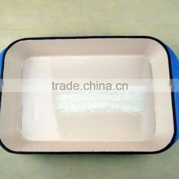 Rectangular Enamelled Cast Iron Roaster Pans FRS-728 photo-2