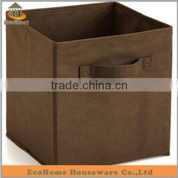 Eco-friendly coffee color non woven storage box