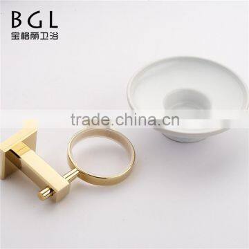 bathtub wall mount gold finishing brass bathroom accessory brass luxury soap dish