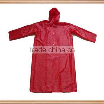 high quality pvc adult raincoat