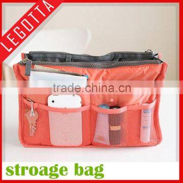 Promotional bulk high quality large space nylon storage bag wholesale