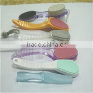 Cheap Price ! high quality sandpaper foot file with plastic handle