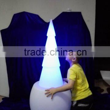 77cm height led round spiral christmas tree