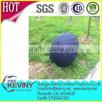 16panels rain umbrella with cheap price manufacture by china parasol factory